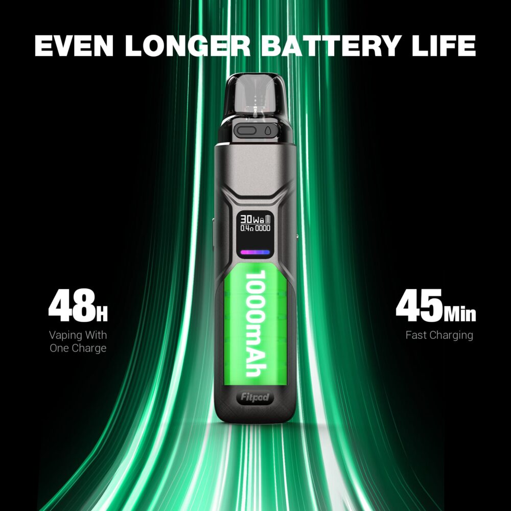 【小煙主機】FITPOD O-SHADOW SE套組｜自由調氣+LED顯示｜適用OXVA Xlim主機