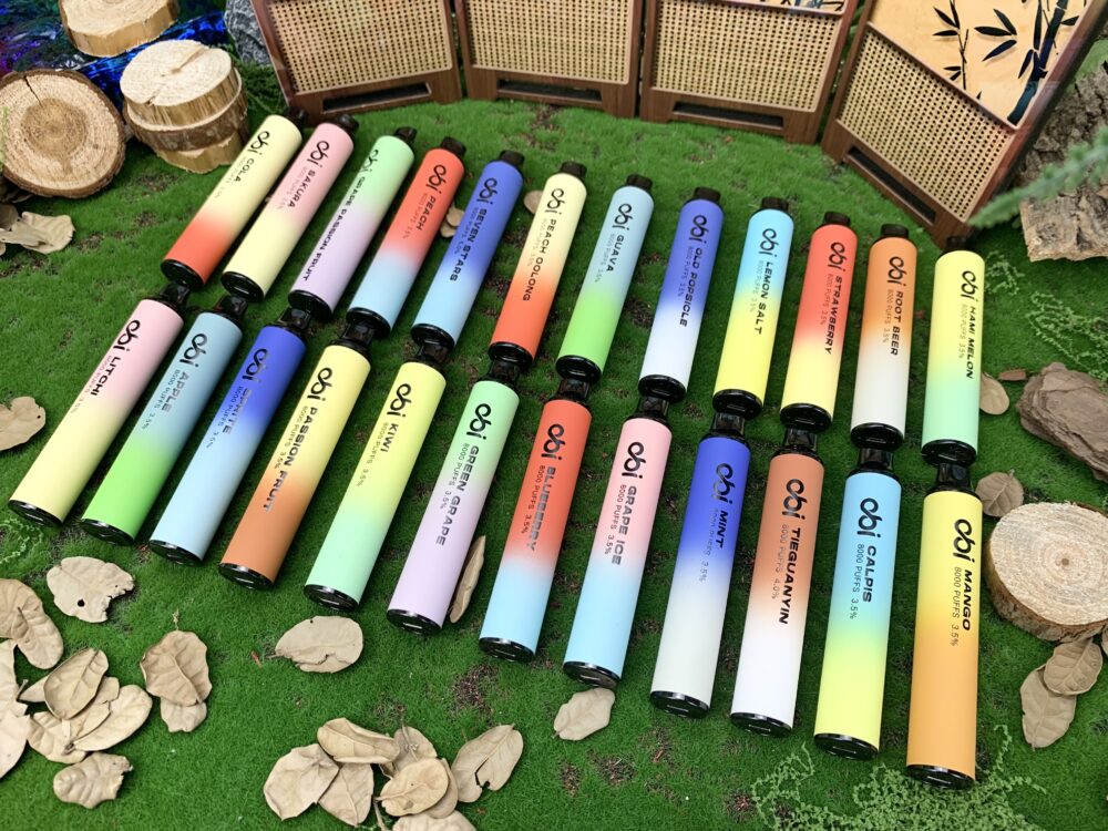 【OBI】 8000口一次性/拋棄式電子煙｜13ml大容量×27種爆款口味